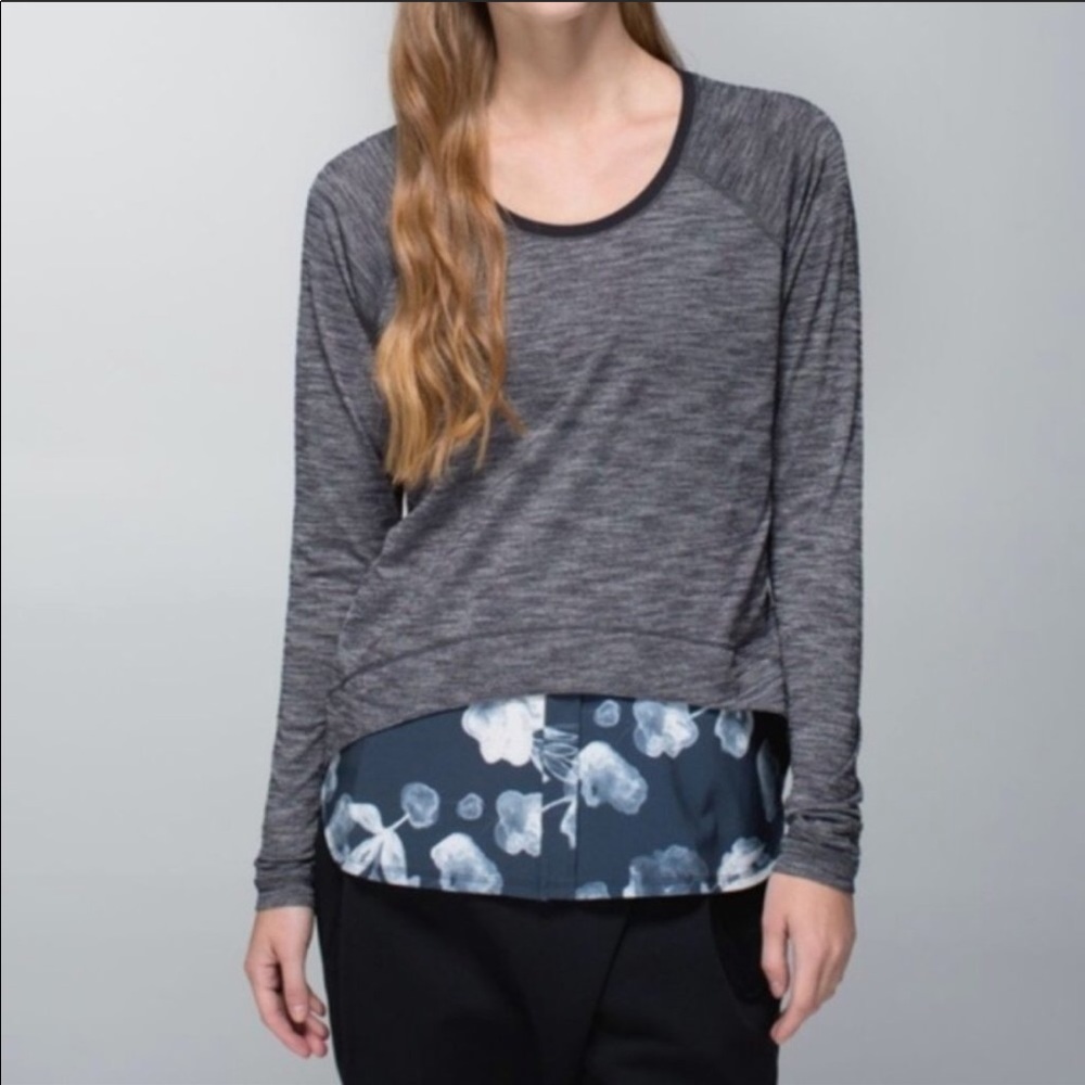 Lululemon Layered Long Sleeve Tee sz8